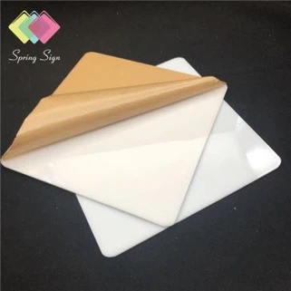 4 * 8feet 4 * 6feet Opal White Perspex Plastic för att göra badrumsskåp