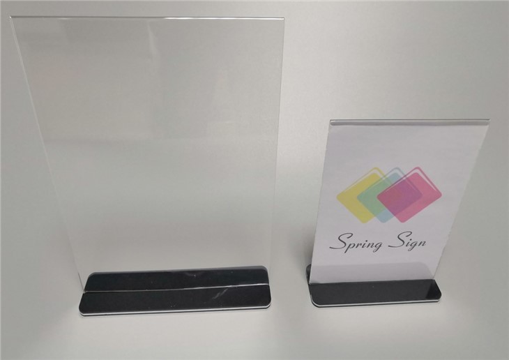 A4 Size Acrylic Sign Holder, Table Holder, Manu Holder