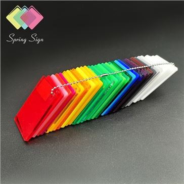 1220 * 2440mm färgglada akrylark