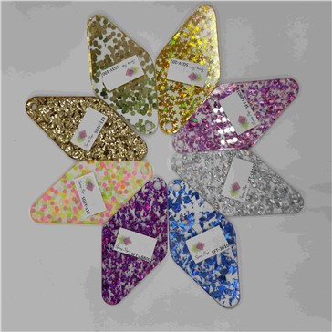 24x24 60x60 holografisk dekoration Glitter Akryl ark