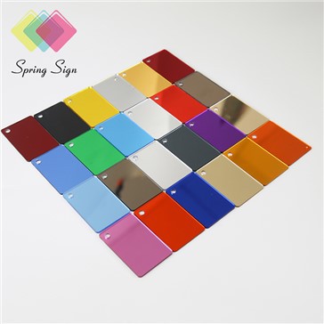 Dekorationer Silver Guld Rose Guld Akryl PMMA Spegelark